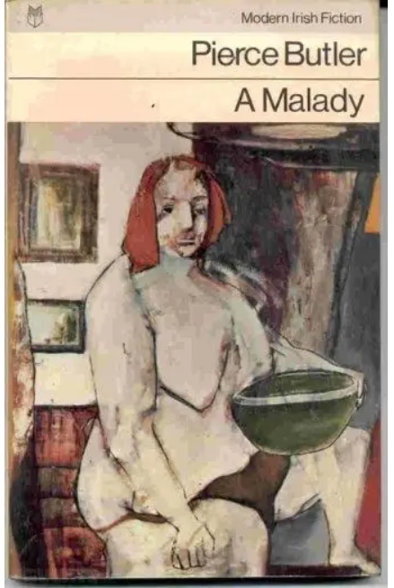 Here's an alt tag for the image: A Malady book cover art.